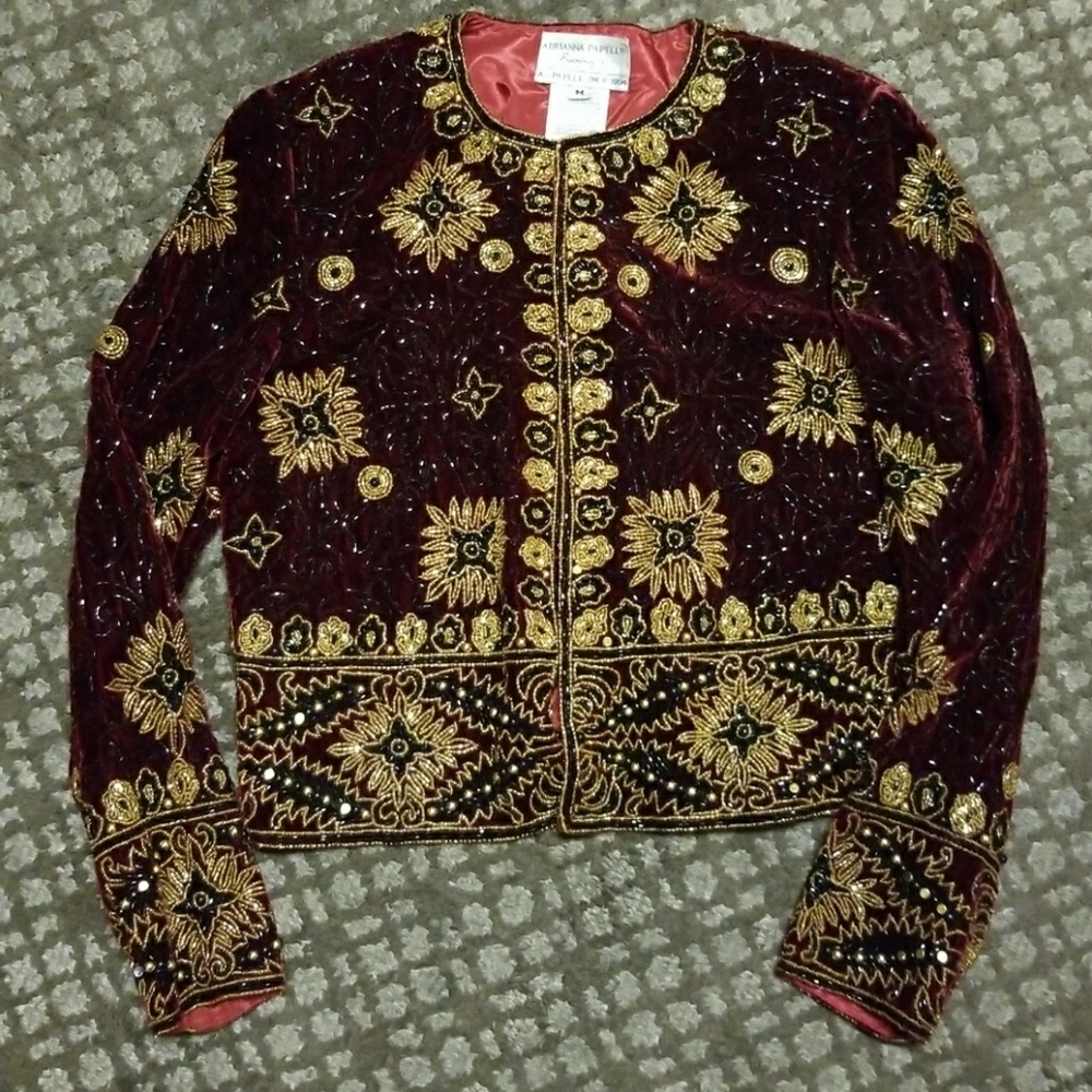 Vintage hand beaded jacket